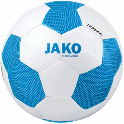 Zdjęcie produktu dla Piłka treningowa unisex JAKO Striker 2.0, kolor: biały/niebieski JAKO, rozmiar: 5