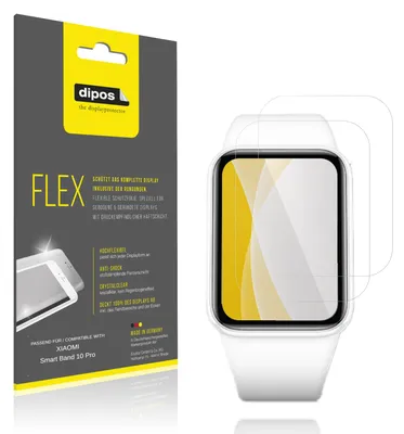 Image de 2x Film de protection d'écran pour XIAOMI Smart Band 10 Pro, recouvre 100% de l'écran, dipos Flex