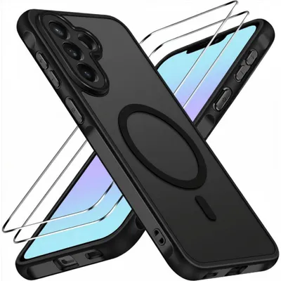 Produktbild von Hülle + 2X Schutzglas für Samsung Galaxy A57 5G MagSafe Panzerglas Case Full 9H
