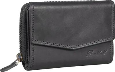 Produktbild von Benthill Portemonnaie Damen Leder - RFID Echtleder Geldbörse - Vintage Portmonee - Münzfach mit Reißverschluss