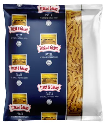 Zdjęcie produktu dla Terra Di Grano Penne Rigate 5000g – Włoski makaron z semoliny z pszenicy durum, al dente