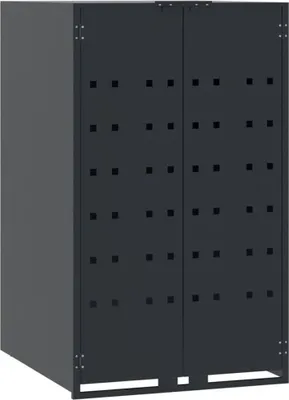 Zdjęcie produktu dla Pojemnik na odpady Na 3 pojemniki 207X79X117 Cm Stal: 1 / Antracyt Ilość pojemników: 1 Kolor: Antracyt