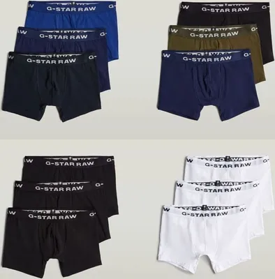 Produktbild von G-STAR RAW BOXER BRIEFS 3 PACK Herren Boxershorts , Größe:M, Farbe:White / White / White