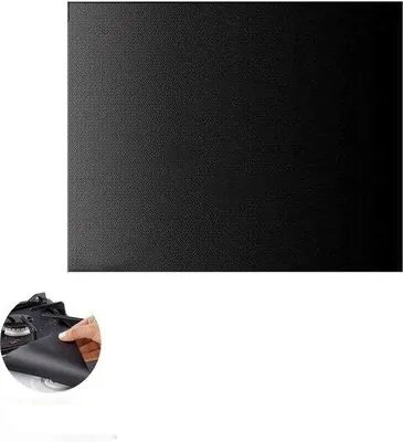 Produktbild von Silikonische Anti-Krashütte für Induktionsherd - Anti-Krashaluminiumfolie - 52 x 78 cm schwarz