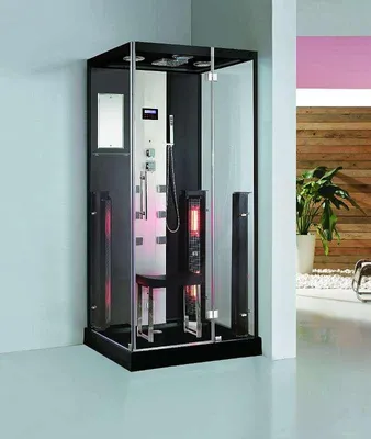 Immagine prodotto di Doccia a vapore Colorado con sauna a infrarossi 100x90 cm