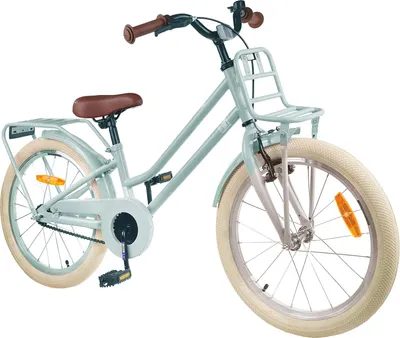 Produktbild von vidaXL Kinderfahrrad 18 Zoll für 5-7 Jahre alt Hellgrün