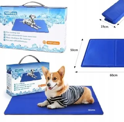 Produktbild von Kühlmatte für Tiere, groß und dick, 50 x 65 cm, Schlafplatz für Hunde und Katzen