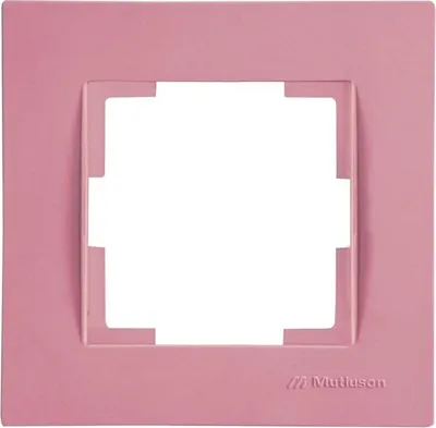 Produktbild von 1-fach Rahmen Pink/Rosa – Unterputz – Rita