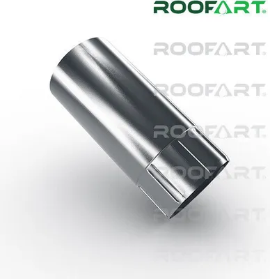 Produktbild von Roofart Fallrohr 1 m anthrazit RAL 7016 Regenrohr Ablaufrohr 87 mm Durchmesser