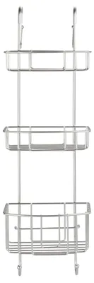 Obrázek produktu pro WENKO Třípatrová sprchová vanička Olesi z nerezové oceli 22,5 x 70 x 22 cm