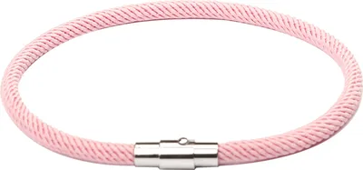 Produktbild von Paar-Armband, einfarbig, Magnetschnalle, Nylonseil, Glückspaar-Schmuck für Party-Rosa