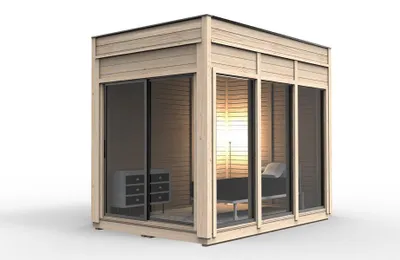 Produktbild von Campinghaus Mini Ferienhaus Holzhaus Wochenendhaus Naturhütte Kleines Haus