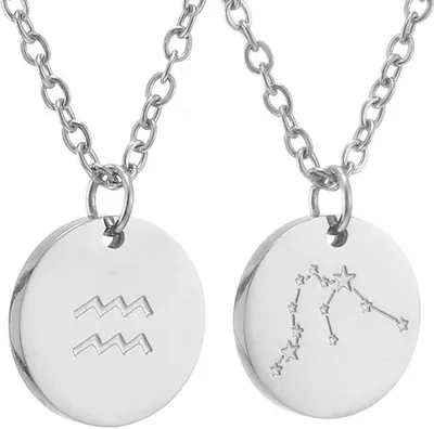 Produktbild von Sternzeichen Kette Gold für Damen - Horoskop Mutter Tochter Geschenk
