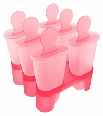 Produktbild von Eisformen Kunststoff – Eis am Stiel Formen – Formen für Eis – Eiscremehalter – Anti-Spoil – 6 Stück