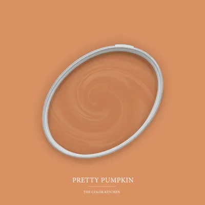 Obrázok produktu pre Farba na steny Orange matt | The Color Kitchen Pretty Pumpkin | Exkluzívna interiérová disperzná farba s vysokou krycou schopnosťou | 5 litrov