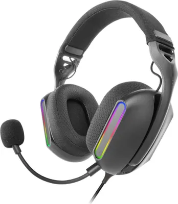 Image de Mars Gaming MH-PRO, Câble, Gaming, 18 - 20000 Hz, 190 g, Casque avec microphone, Noir