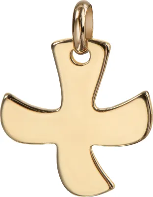Produktbild von Kreuz-Anhänger Taize-Kreuz Kreuz-Taube für Damen, Herren und Kinder als Kettenanhänger 333 Gold 8 Karat mit Schmuck-Etui