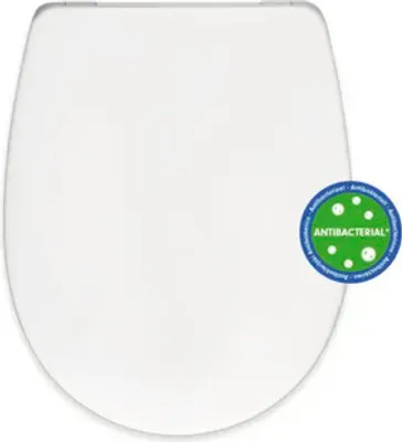 Produktbild von form&style WC-Sitz Coronado weiß Absenkautomatik Anti Urin und Antibakteriell