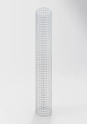 Produktbild von Gabionensäule rund 37 cm Durchmesser, 230 cm Höhe, Maschenweite 5 cm x 5 cm