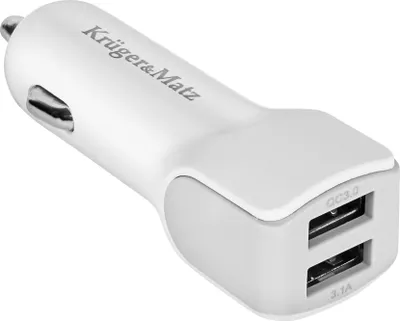 Immagine prodotto di Caricatore da auto USB doppio 2,1A Kruger&Matz