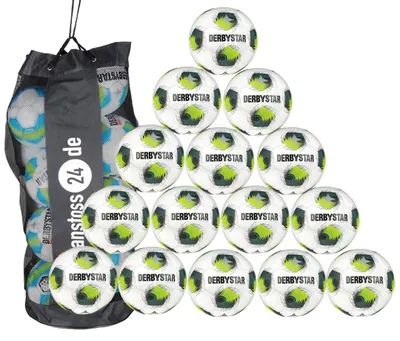 Produktbild von Ballset DERBYSTAR Trainingsball BRILLANT TT DB inkl. Ballsack 15 Bälle