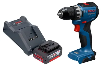 Immagine prodotto di Trapano avvitatore a batteria Bosch GSR 18V-52 Professional 18 V 70 Nm Brushless + 1 batteria da 4,0 Ah + caricabatterie