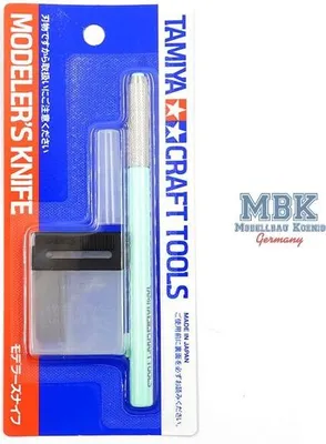 Image de TAMIYA 69947 Couteau artisanal + 25 lames Vert menthe - ÉDITION LIMITÉE -