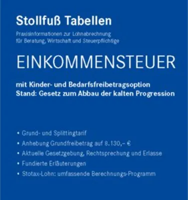 Obrázok produktu pre Tabelle, Einkommensteuer 2026