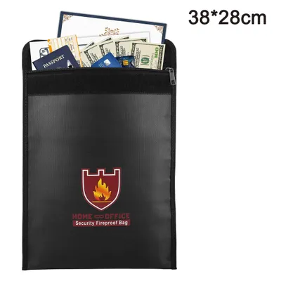 Produktbild von Feuerfeste Tasche Dokumententasche,38*28cm,schwarz