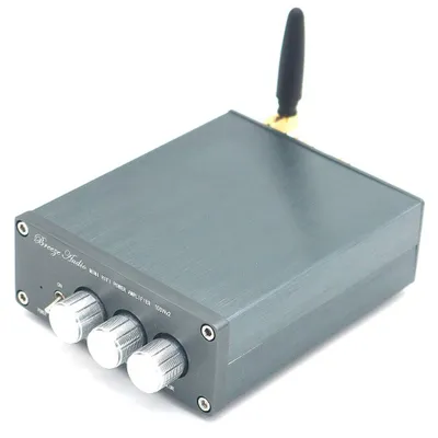 Immagine prodotto di Amplificatore digitale stereo 2.0 Bluetooth 4.2, 100W x 2, con controllo dei bassi e degli alti