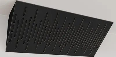 Obrázek produktu pro 2 balení - Úzký akustický rohový basový lapač | velikost: 23 x 50 cm | barva: (černá, WAVE horizont)