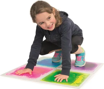 Obrázek produktu pro Stimove senzorická dlažba 50x50cm sada 4 barevných dlaždic