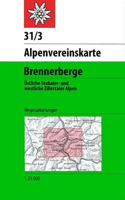 Obrázek produktu pro Brennerberge 1 : 50 000 značení tras