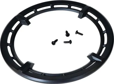 Image de Protège-chaîne SHIMANO pour vélos électriques, modèle SM-CRE61 - 38 dents, couleur noire.