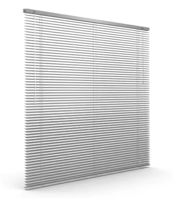 Produktbild von Aluminium Jalousie, 60x175 cm, silber glänzend Sichtschutz & Sonnenschutz, robust, feuchtigkeitsbeständig, einfache Montage Victoria M.