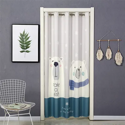 Obrázok produktu pre Záves na dvere, 120 × 200 cm, zatemňovací záves do domácnosti a interiéru, na okná a dvere, tepelnoizolačný, záves do domácnosti a dekorácia