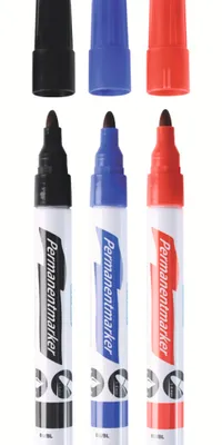 Produktbild von Stylex 32776, Schwarz, Blau, Rot, Rundspitze, Mehrfarbig, Aluminium, 1 mm, 4 mm