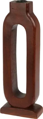 Obrázok produktu pre H&S Decoration svietnik z mangového dreva hnedý 30 cm