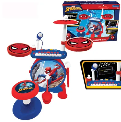 Produktbild von Lexibook, Spider-Man, Schlagzeug-Set, K610SPLXB