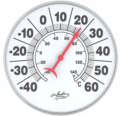 Image de Thermomètre mécanique bilame Ø 20 cm