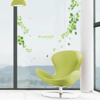 Image de Autocollants muraux décoratifs – Feuilles de lierre