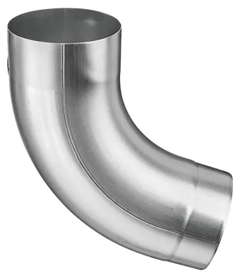 Produktbild von Grömo Dachrinne Alu Fallrohrbogen 7-tlg NG 87mm 72°