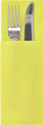 Image de PAPSTAR Pochette à serviettes "DAILY Collection" vert citron 50 pièces