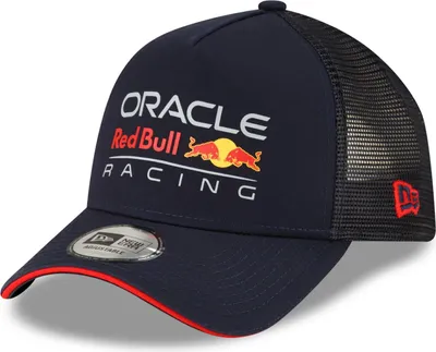 Produktbild von New Era A-Frame Snapback Trucker Cap - Red Bull Racing navy