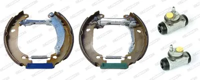 Produktbild von FERODO Bremsensatz Trommelbremse Hinten passend für PEUGEOT 206 Schrägheck (2A/C) FMK346