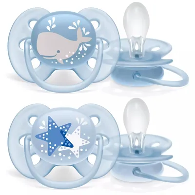 Produktbild von Philips AVENT ultra soft SCF223/03 Schnuller 6-18 Monate, Klassischer Babyschnuller, Kieferorthopädisch, Silikon, Junge/Mädchen, Spülmaschinenbeständig, 2 Stück(e)