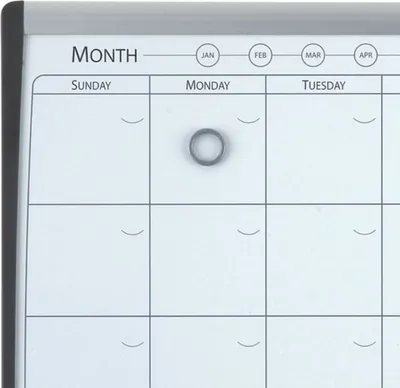 Image de REXEL Rexel Organiseur magnétique mensuel Tableau combiné 585x430mm