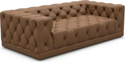 Produktbild von Echtleder 3-Sitzer Couch Meliva Braun