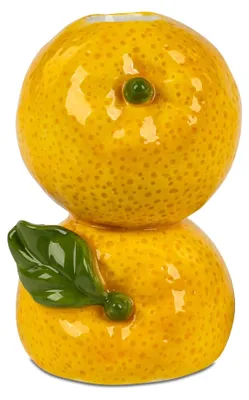 Produktbild von Dekovase OBSTGARTEN Orangen H. 11cm gelb orange Keramik Formano S25