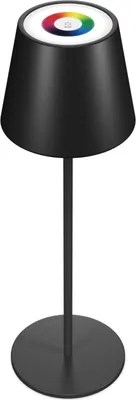 Immagine prodotto di Realpower 458431 RealPower LED-RGB Tischlampe dimmbar mit Akku,schwarz